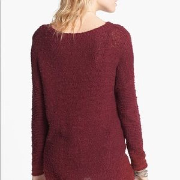 Free People Cross my heart pullover knit sweater - Picture 2 of 2